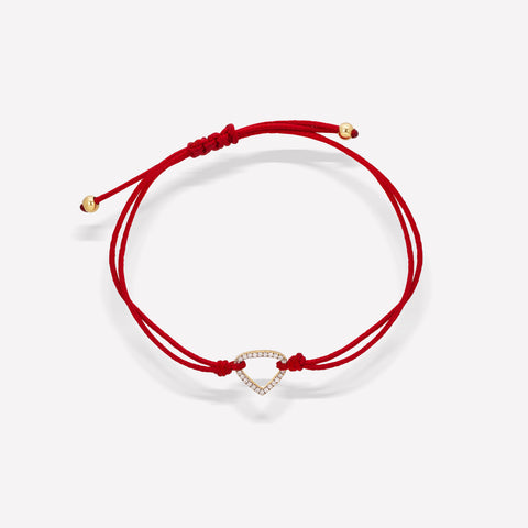 marinab.com, Trina Red Cord Bracelet