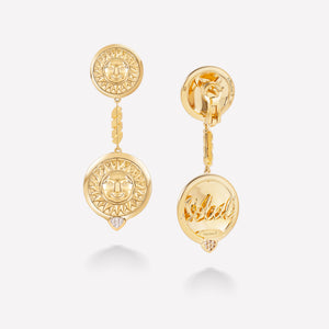 marinab.com, Soleil Gold Long Earrings