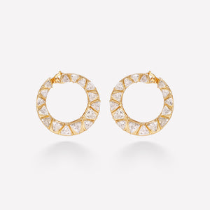 marinab.com, Triangoli Moon Earrings
