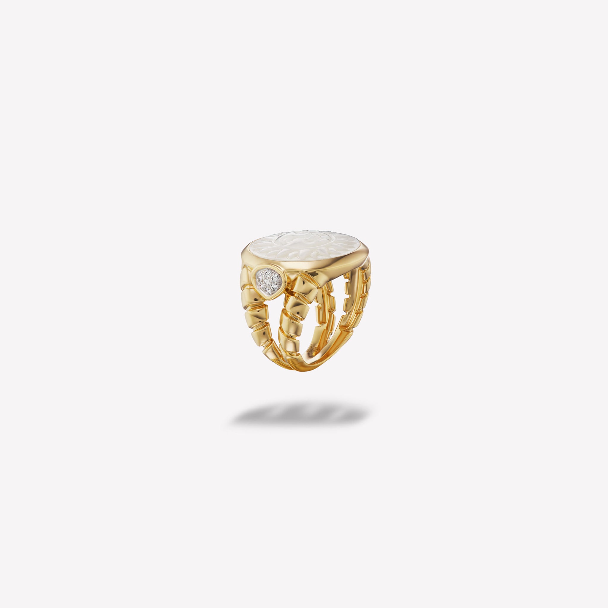 marinab.com, Soleil Mother of Pearl Ring