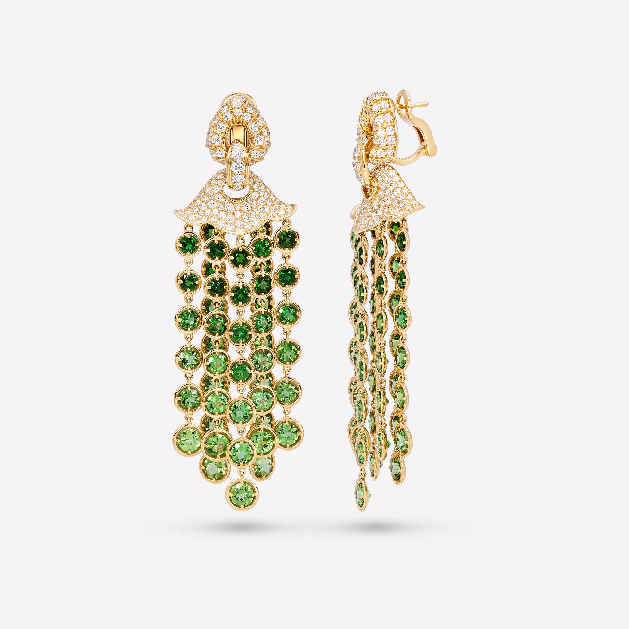 marinab.com, Pampilles Green Tourmaline Earrings