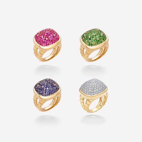 marinab.com, Tigella Pav&eacute; Rings