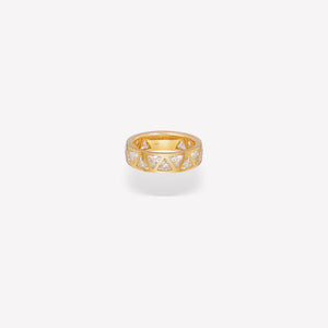 marinab.com, Triangolini Full Single Diamond Ring