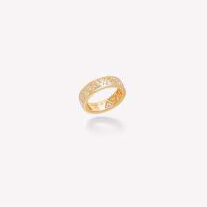 marinab.com, Triangolini Full Single Diamond Ring