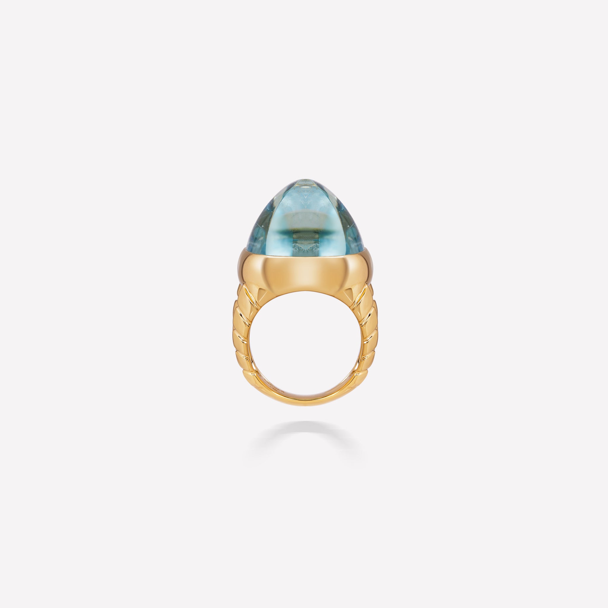 marinab.com, Tigella Sugarloaf Aquamarine Ring